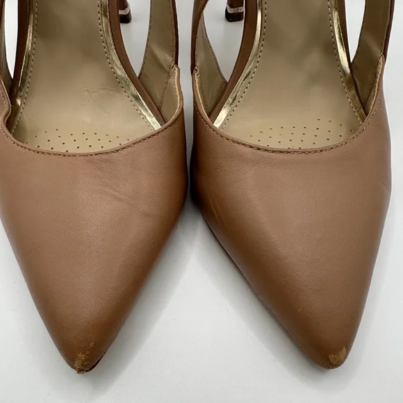 Kenneth Cole Tan Pointed-Toe Strappy Pump - Picture 10 of 11